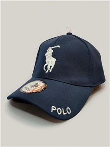 کلاه کپ سرمه ای کتان Polo اورجینال کد 6068