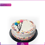 کیک تولد 6 نفره  (تحویل کیک در کانادا)