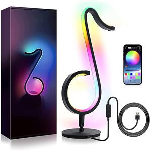 چراغ رومیزی موزیکال Musical Note Table Lamps RGB Symphony Desk Lamp ارسال ۱۰ الی ۱۵ روز کاری 