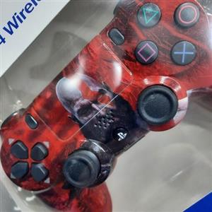 دسته بازی ps4 های کپی درجه 1 طرح god of war کاستوم