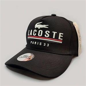 کلاه کپ Lacoste رنگ مشکی اورجینال کد 8010