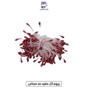 پرچم گل سفید سر آبی