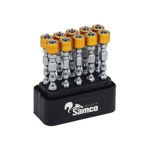 سری پیچ گوشتی دو سر چهار سو سامکو مدل مغناطیسی کد YPW-M010 مجموعه 10 عددی