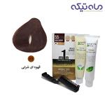 کیت رنگ مو یک دقیقه ای بدون آمونیاک آسانتا شماره 55 حجم 60 گرم