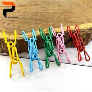 گیره لباس فلزی مدل رنگی