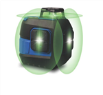 تراز لیزری سه بعدی نور سبز باطری لیتیوم شارژی با کیف BMG هیوندای مدل 3D600L-G