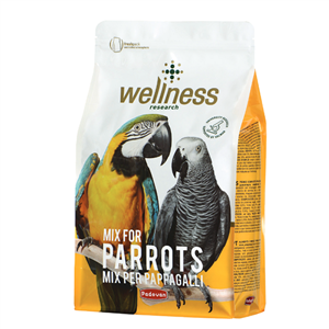 غذای پادوان مخلوط مخصوص طوطی سانان بزرگ مدل Wellness وزن 750 گرم