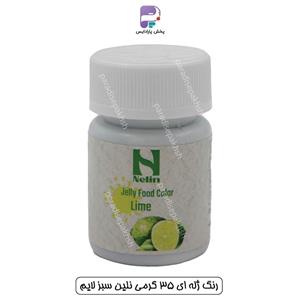 رنگ ژله ای 35 گرمی نلین سبز لایم (Lime green)