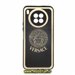 قاب گوشی Nova 8i - Honor 50 Lite هوآوی پشت گلس سرامیکی طلاکوب ورساچه VERSACE محافظ لنزدار کد 78