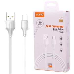 کابل تایپ سی فست شارژ Ldnio LS543 2.1A 3m