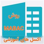 اکسل فرمول نویسی شده تکنیک ماباک (MABAC)