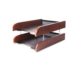 کازیه دو طبقه چوب و فلز جهان نما 