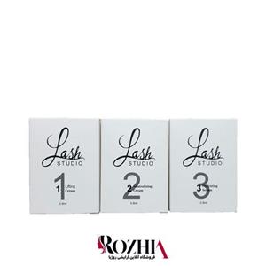 مواد پک 3 عددی لیفت مژه و ابرو لش استدیو Lash Studio