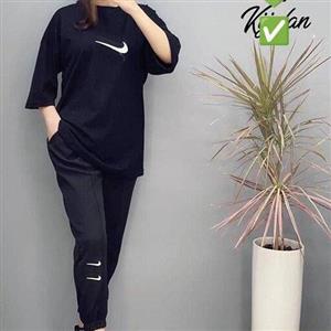 تیشرت شلوار ست اسپرت نایک جنس : سوپراسپان رنگ بندی :  مشکی