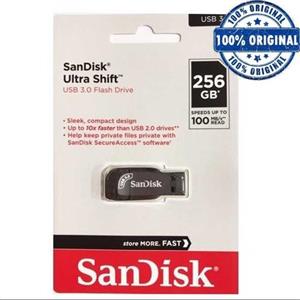 فلش 256 گیگ sandisk مدل shift  3 ساله ایران رهجو usb3.0