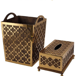 سطل و دستمال چوبی لیزری