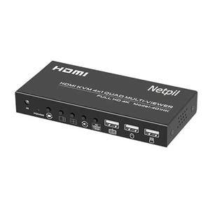 سویچ چهار پورت HDMI KVM QUAD نت پیل مدل 401HUK