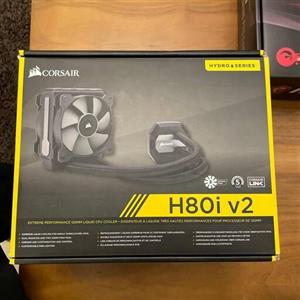 خنک کننده پردازندهLiquid CPU Cooler Corsair H80i v2سالم و بدون مشکل جعبه متعلقات تکمیلقیمت 1.900 