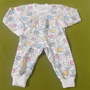 بلوز و شلوار بچگانه اسپرت  ست دخترانه عروسکی ست پسرانه عروسکی  تمام چاپ لاکپشت درو پنبه