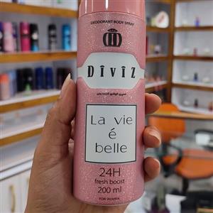 اسپری خوشیو کننده بدن لاویه بل اصل برند دیوایز  200 میل ماندگاری 24 ساعته