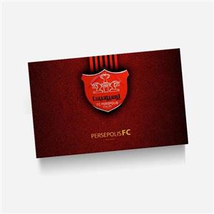 برچسب و استیکر استیکر(برچسب) کارت عابر بانک-طرح پرسپولیس-کد380-سفارشی 