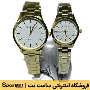 ست زنانه مردانه ساعت مچی والار دی دیت دو تقویم WALAR DAY DATE