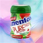 آدامس مغزدار بدون قند پیور فرش طعم هندوانه 60 گرم منتوس MENTOS pure fresh