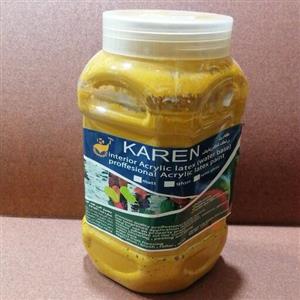 ماده رنگ اکریلیک گل ماشی کارن 1 کیلویی