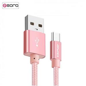 کابل تبدیل USB به USB-C اووی مدل CL-85 به طول 30 سانتی متر