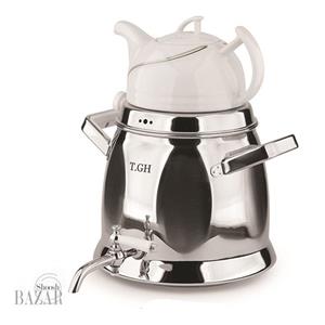 ست کتری و قوری تی جی اچ براق مدل کاوه کد 7060