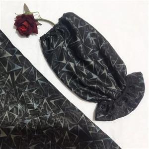 روسری وساق ست بسیار شیک رنگ زمینه مشکی با طرح جقه براق روی پارچه.مناسب جوانان ومیانسالان.