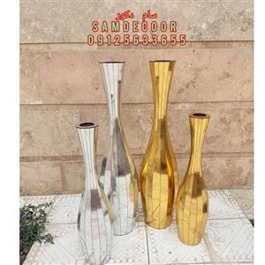 گلدان کنارسالنی چوبی  طلای در  دو سایز120و90سانت یک دکوری وکادویی زیبا برای زیبا پسندان..