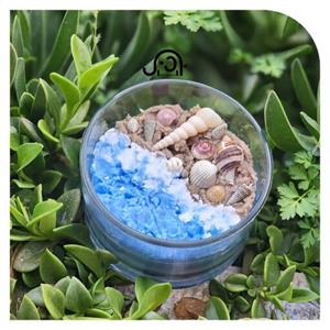 شمع شیشه ای مدل دریایی