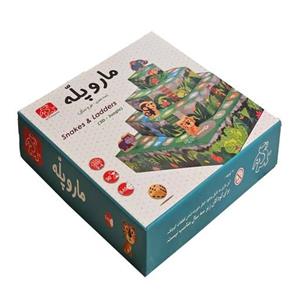 مار و پله سه بعدی طرح جنگل - فیل و فنجون