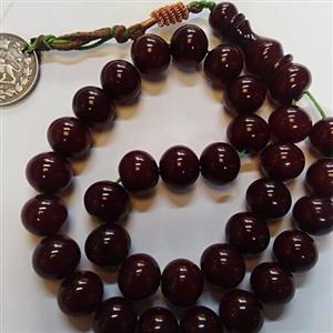 تسبیح سی و سه تایی سندلوس زرشکی آلمان