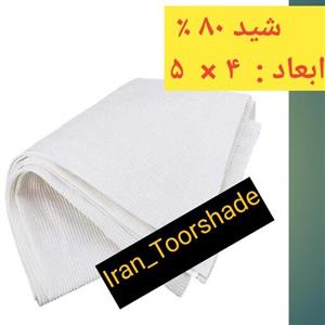 شید سایبان 80 درصد(ابعاد 4 در 5)دوردوزی شده و حلقه دار