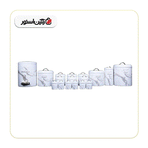 سرویس آشپزخانه ویکتوریا طرح ماربل 17 پارچه آرتیستون یک سال ضمانت در رنگبندی