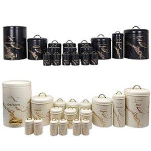 سرویس آشپزخانه ویکتوریا طرح ماربل 17 پارچه آرتیستون یک سال ضمانت در رنگبندی