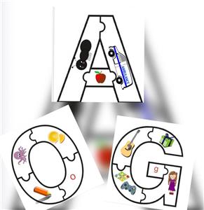 پازل مدل حروف انگلیسی