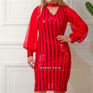 تونیک مجلسی کوتاه زنانه جنس پولک از سایز 40 تا 50