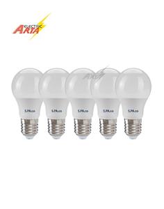 لامپ ال ای دی حبابی 9  وات آینده بسته 5 عددی Bubble LED bulb 9 w 5 digit pack