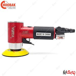 دستگاه سنباده لرزان بادی سرکج دارای دو صفحه 5 سانتی و  8 سانتی مناسب برای پولیش کاری قطعات کوچک و ابزار  کابینت انزو