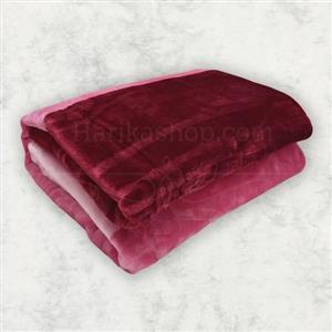 پتوی دونفره ترک سه رنگ صورتی آکرولیک درمینا