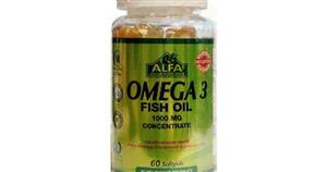 سافت ژل امگا 3 آلفا ویتامینز 60 عددی | حاوی روغن ماهی برای افزایش سلامتی بدن 