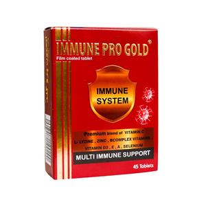 قرص ایمیون پرو گلد شهاب درمان بسته 45 عددی