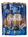 تشویقی مدادی گربه کوشیدا با طعم مرغ و جگر ۱۰ عددی ـ COSHIDA KATZEN STICKS MIT GEFLUGEL & LEBER