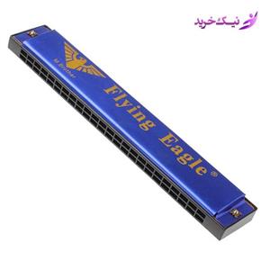 ساز دهنی مدل Brother طرح Flying Eagle همراه حلقه نگهدارنده