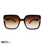 عینک آفتابی با فریم و دسته قهوه ای رنگ و عدسی سایه روشن برند GUCCI مدل 6031