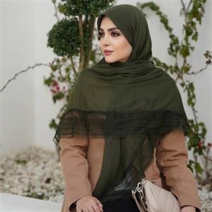 روسری نخی دور دانتل