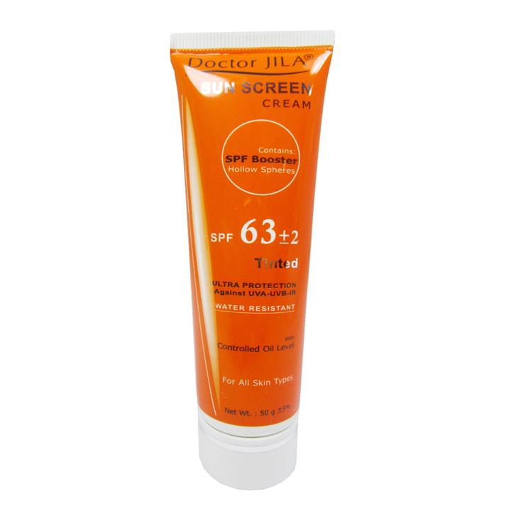 کرم ضد آفتاب رنگی SPF63 دکتر ژیلا